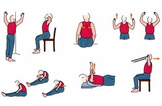 ejercicio físico para la osteocondrosis torácica