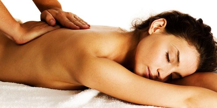 masaje terapeutico para la osteocondrosis